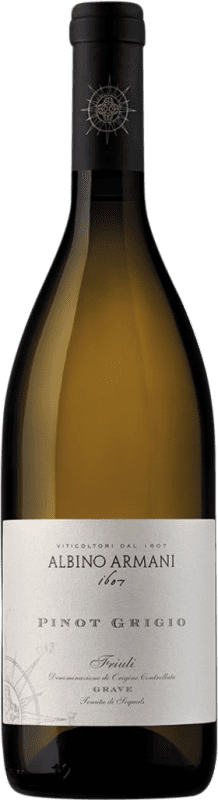 15,95 € Envio grátis | Vinho branco Albino Armani D.O.C. Friuli Grave Friuli-Venezia Giulia Itália Pinot Cinza Garrafa 75 cl