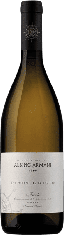 15,95 € Free Shipping | White Wine Albino Armani D.O.C. Friuli Grave Friuli-Venezia Giulia Italy Pinot Gris Bottle 75 cl