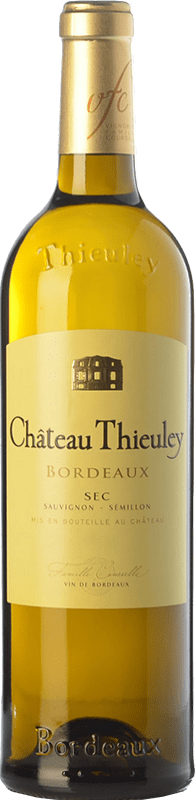 10,95 € Envio grátis | Vinho branco Château Thieuley Blanc A.O.C. Bordeaux Bordeaux França Sauvignon Branca, Sémillon Garrafa 75 cl