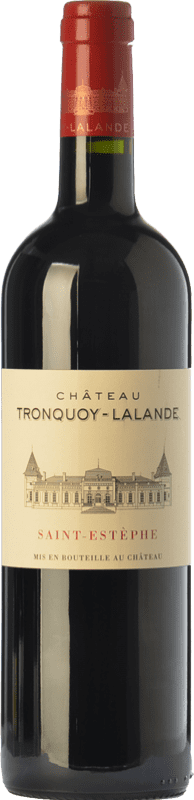41,95 € Envío gratis | Vino tinto Château Tronquoy-Lalande Crianza A.O.C. Saint-Estèphe Burdeos Francia Merlot, Cabernet Sauvignon, Petit Verdot Botella 75 cl