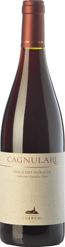 14,95 € Free Shipping | Red wine Cherchi I.G.T. Isola dei Nuraghi Sardegna Italy Cagnulari Bottle 75 cl