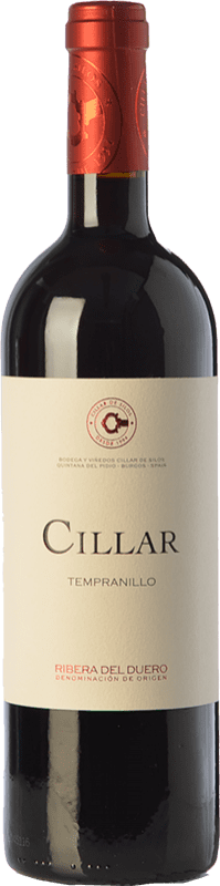 8,95 € Free Shipping | Red wine Cillar de Silos Young D.O. Ribera del Duero Castilla y León Spain Tempranillo Bottle 75 cl