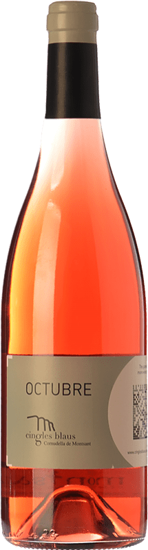 9,95 € Kostenloser Versand | Roséwein Cingles Blaus Octubre Rosat D.O. Montsant Katalonien Spanien Grenache, Carignan Flasche 75 cl