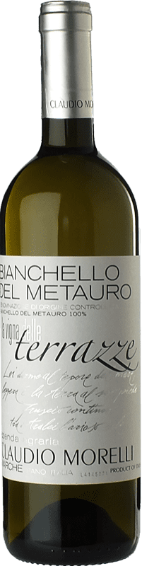 14,95 € Envío gratis | Vino blanco Claudio Morelli Vigna delle Terrazze I.G.T. Bianchello del Metauro Marche Italia Biancame Botella 75 cl