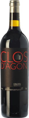 54,95 € Spedizione Gratuita | Vino rosso Clos d'Agón Crianza D.O. Catalunya Catalogna Spagna Merlot, Syrah, Cabernet Sauvignon, Monastrell Bottiglia 75 cl