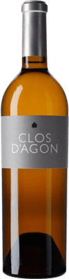 51,95 € Бесплатная доставка | Белое вино Clos d'Agón D.O. Catalunya Каталония Испания Roussanne — Руссан, Viognier — Вионье, Marsanne — Марсанн Бутылка 75 cl