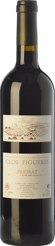 69,95 € Envio grátis | Vinho Tinto Clos Figueras Clos Figueres Crianza D.O.Ca. Priorat Catalunha Espanha Syrah, Cabernet Sauvignon, Monastrell, Cariñena — Carignan 75 cl