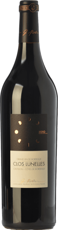 29,95 € Free Shipping | Red wine Clos Lunelles Aged A.O.C. Côtes de Castillon Bordeaux France Merlot, Cabernet Sauvignon, Cabernet Franc Bottle 75 cl