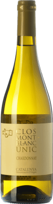 19,95 € Envoi gratuit | Vin blanc Clos Montblanc Únic Crianza D.O. Catalunya Catalogne Espagne Chardonnay Bouteille 75 cl