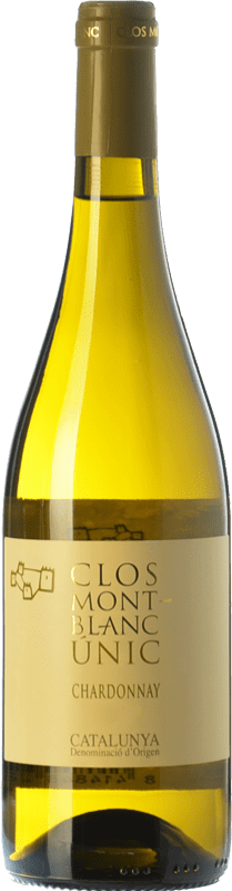 19,95 € Envoi gratuit | Vin Blanc Clos Montblanc Únic Crianza D.O. Catalunya Catalogne Espagne Chardonnay 75 cl