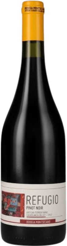 27,95 € Envoi gratuit | Vin Rouge Montsecano Refugio I.G. Valle de Casablanca Vallée de l'Aconcagua Chili Pinot Noir Eco — Biologique Bouteille 75 cl