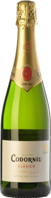 9,95 € 免费送货 | 白起泡酒 Codorníu Semiseco — 半干型 经典 D.O. Cava 加泰罗尼亚 西班牙 Macabeo — 马卡贝奥, Xarel·lo — 哈雷洛, Parellada — 帕雷利亚达 75 cl