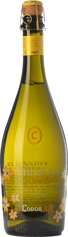6,95 € Бесплатная доставка | Белое игристое Codorníu CodorNew Frizz 5.5 Испания Albariño бутылка 75 cl