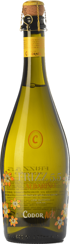 7,95 € Envoi gratuit | Vin Mousseux Blanc Codorníu Codor New Frizz 5.5 Frizzante — Pétillant Espagne Albariño — Albarinho Bouteille 75 cl