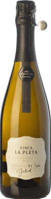 111,95 € Envío gratis | Espumoso blanco Codorníu Finca La Pleta Brut Gran Reserva D.O. Cava Cataluña España Chardonnay Botella 75 cl