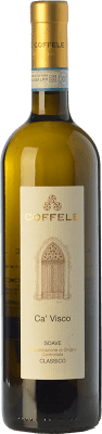 16,95 € Envío gratis | Vino blanco Coffele Ca' Visco D.O.C. Soave Veneto Italia Garganega, Trebbiano di Soave Ecológico Botella 75 cl