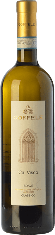 16,95 € Envío gratis | Vino blanco Coffele Ca' Visco D.O.C.G. Soave Classico Veneto Italia Garganega, Trebbiano di Soave Botella 75 cl