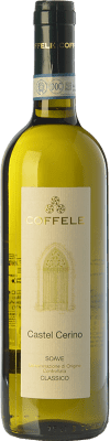 12,95 € Envio grátis | Vinho branco Coffele Castel Cerino D.O.C.G. Soave Classico Vêneto Itália Garganega Garrafa 75 cl