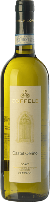 12,95 € 免费送货 | 白葡萄酒 Coffele Castel Cerino 经典 D.O.C. Soave 威尼托 意大利 Garganega — 加尔加内加 Eco — 生态 有机 天然 75 cl