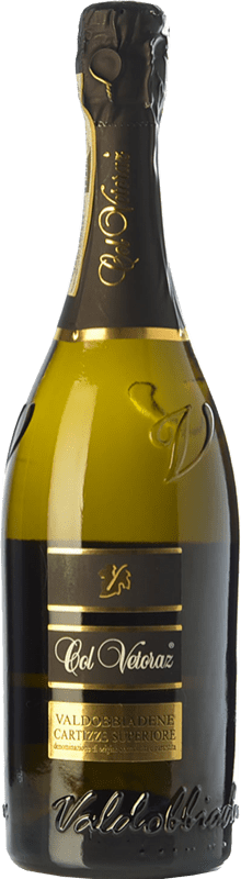 34,95 € Envoi gratuit | Vin Mousseux Blanc Col Vetoraz Cartizze Supérieur D.O.C.G. Prosecco di Conegliano-Valdobbiadene Trévise Italie Glera Bouteille 75 cl