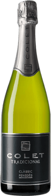 16,95 € 送料無料 | 白スパークリングワイン Colet Tradicional エキストラブラット D.O. Penedès カタロニア スペイン Macabeo, Xarel·lo, Parellada ボトル 75 cl