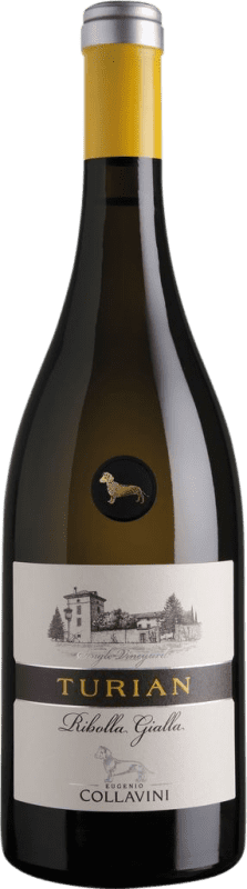 41,95 € Envio grátis | Vinho Branco Collavini Turian D.O.C. Colli Orientali del Friuli Friuli-Venezia Giulia Itália Rhoditis Garrafa 75 cl