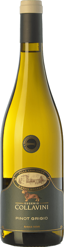 16,95 € Kostenloser Versand | Weißwein Collavini Villa Canlungo D.O.C. Collio Friaul-Julisch Venetien Italien Pinot Gris — Grauburgunder Flasche 75 cl