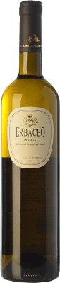 14,95 € Spedizione Gratuita | Vino bianco Colli della Murgia Erbaceo I.G.T. Puglia Puglia Italia Greco, Fiano di Puglia Bottiglia 75 cl