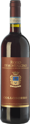 26,95 € Envio grátis | Vinho tinto Collosorbo D.O.C. Rosso di Montalcino Tuscany Itália Sangiovese Garrafa 75 cl