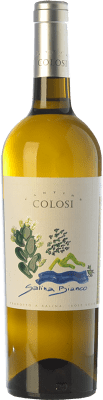 15,95 € Envío gratis | Vino blanco Colosi Bianco I.G.T. Salina Sicilia Italia Insolia, Catarratto Botella 75 cl