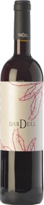 5,95 € Free Shipping | Red wine Coma d'en Bonet Dardell Negre Joven D.O. Terra Alta Catalonia Spain Syrah, Grenache Bottle 75 cl