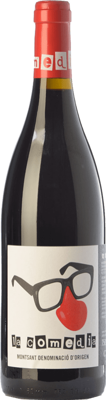 10,95 € 免费送货 | 红葡萄酒 Comunica La Comedia 年轻的 D.O. Montsant 加泰罗尼亚 西班牙 Syrah — 西拉, Garnacha — 歌海娜, Cariñena — 佳丽酿 75 cl
