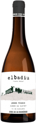 24,95 € Envío gratis | Vino Blanco Vins de La Memòria El Badiu D.O. Alella Cataluña España Pansa Eco — Ecológico 75 cl
