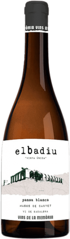 39,95 € 免费送货 | 白酒 Vins de La Memòria El Badiu D.O. Alella 加泰罗尼亚 西班牙 Pansa Blanca 瓶子 75 cl