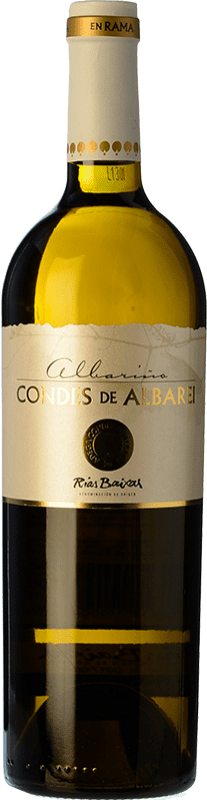 19,95 € 免费送货 | 白酒 Condes de Albarei En Rama D.O. Rías Baixas 加利西亚 西班牙 Albariño 瓶子 75 cl