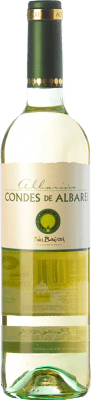8,95 € Envio grátis | Vinho branco Condes de Albarei D.O. Rías Baixas Galiza Espanha Albariño Garrafa 75 cl