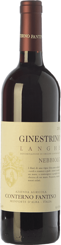 23,95 € 免费送货 | 红酒 Conterno Fantino Ginestrino D.O.C. Langhe 皮埃蒙特 意大利 Nebbiolo 瓶子 75 cl