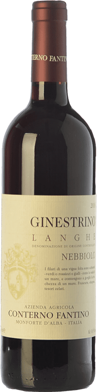 24,95 € Envío gratis | Vino tinto Conterno Fantino Ginestrino D.O.C. Langhe Piemonte Italia Nebbiolo Botella 75 cl