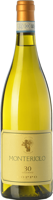 44,95 € 免费送货 | 白酒 Coppo Monteriolo D.O.C. Piedmont 皮埃蒙特 意大利 Chardonnay 瓶子 75 cl