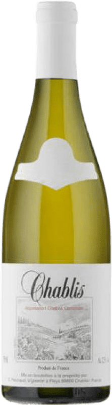 22,95 € Envio grátis | Vinho branco Corinne & Jean-Pierre Grossot Chablis A.O.C. Bourgogne Borgonha França Chardonnay Garrafa 75 cl