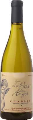25,95 € Envío gratis | Vino blanco Corinne & Jean-Pierre Grossot Chablis Cuvée La Part des Anges A.O.C. Bourgogne Borgoña Francia Chardonnay Botella 75 cl