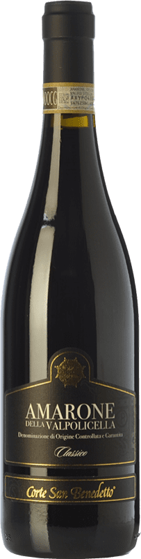 42,95 € Free Shipping | Red wine Corte San Benedetto Classico D.O.C.G. Amarone della Valpolicella Veneto Italy Corvina, Rondinella, Corvinone Bottle 75 cl