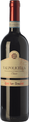 12,95 € Envoi gratuit | Vin rouge Corte San Benedetto Classico D.O.C. Valpolicella Vénétie Italie Corvina, Rondinella, Corvinone, Molinara Bouteille 75 cl