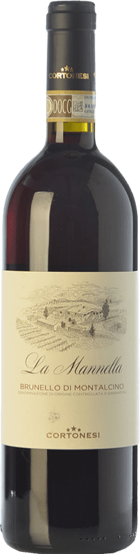 45,95 € Free Shipping | Red wine Cortonesi La Mannella D.O.C.G. Brunello di Montalcino Tuscany Italy Sangiovese Bottle 75 cl