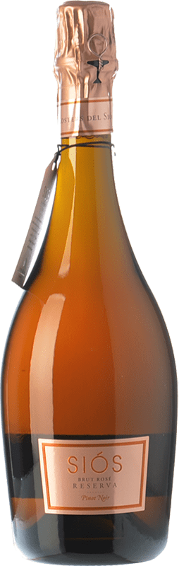 24,95 € Envío gratis | Espumoso Rosado Costers del Sió Siós Brut Rosé — Rosado Reserva España Pinot Negro Botella 75 cl