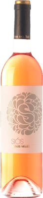11,95 € Free Shipping | Rosé Wine Costers del Sió Siós Violes Velles Young D.O. Costers del Segre Catalonia Spain Syrah — Shiraz, Garnacha — Grenache 75 cl