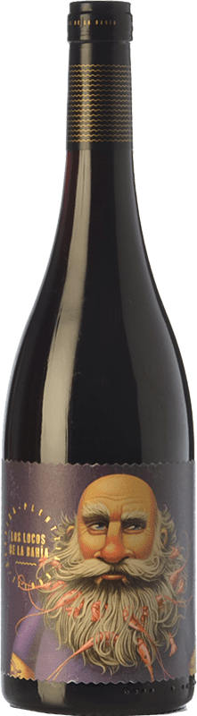 13,95 € Spedizione Gratuita | Vino rosso Crusoe Treasure Los Locos de la Bahia Temprus Giovane Spagna Tempranillo Bottiglia 75 cl