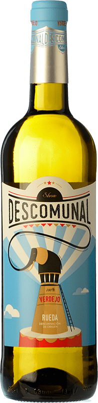 6,95 € Kostenloser Versand | Weißwein Cuatro Rayas Descomunal Jung D.O. Rueda Kastilien und León Spanien Verdejo 75 cl