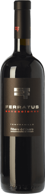 32,95 € Free Shipping | Red wine Cuevas Jiménez Ferratus Sensaciones Crianza D.O. Ribera del Duero Castilla y León Spain Tempranillo Bottle 75 cl