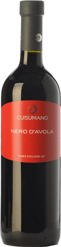 12,95 € Envio grátis | Vinho tinto Cusumano I.G.T. Terre Siciliane Sicília Itália Nero d'Avola Garrafa 75 cl